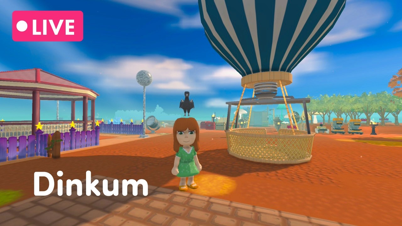 【Dinkum】気球作ってみました！のんびり開拓します🌞【Switch実況】