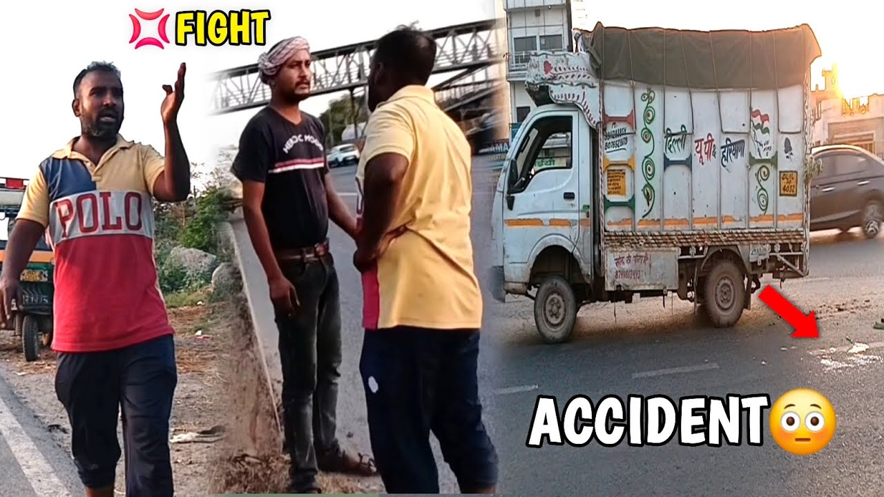 Highway Par Accident&hellip; Phir Fight 😳 | Beech Road Pa Bawal!