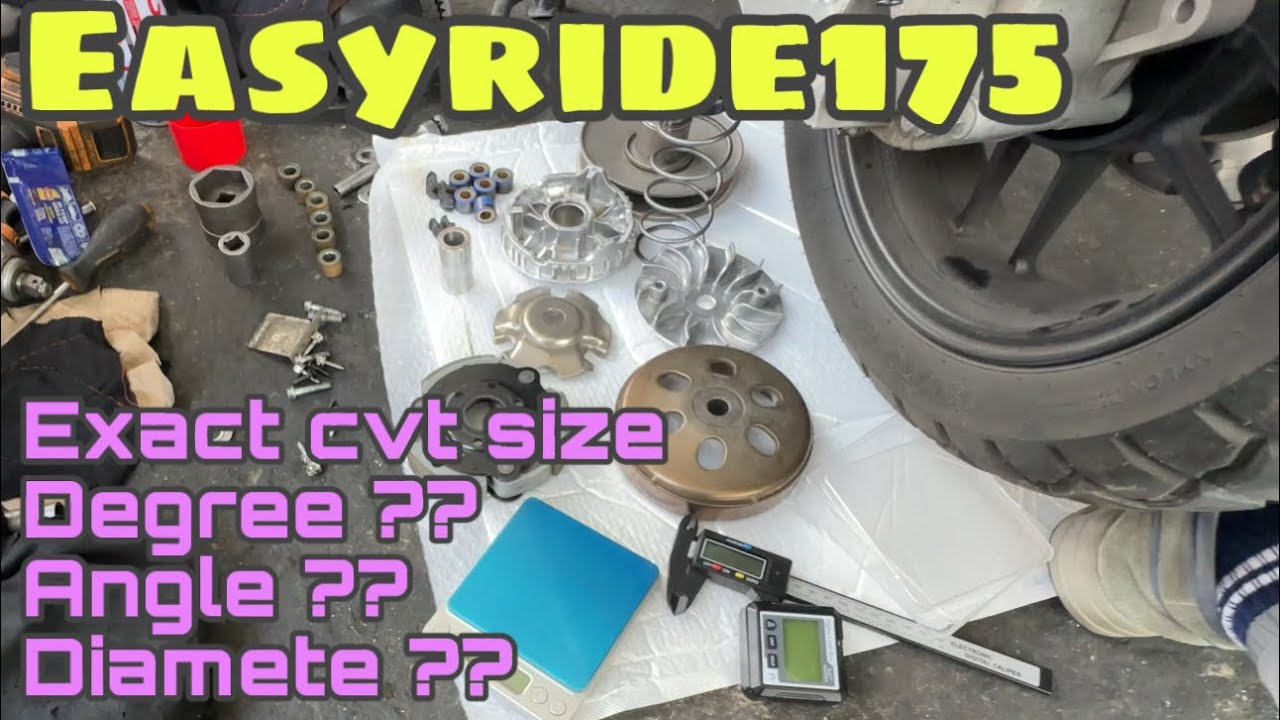 EASYRIDE175 ANO NGA BA ANG EKSAKTONG SUKAT NG PANGILID?? DEGREE? ANGLE? DIAMETER? PANOORIN!