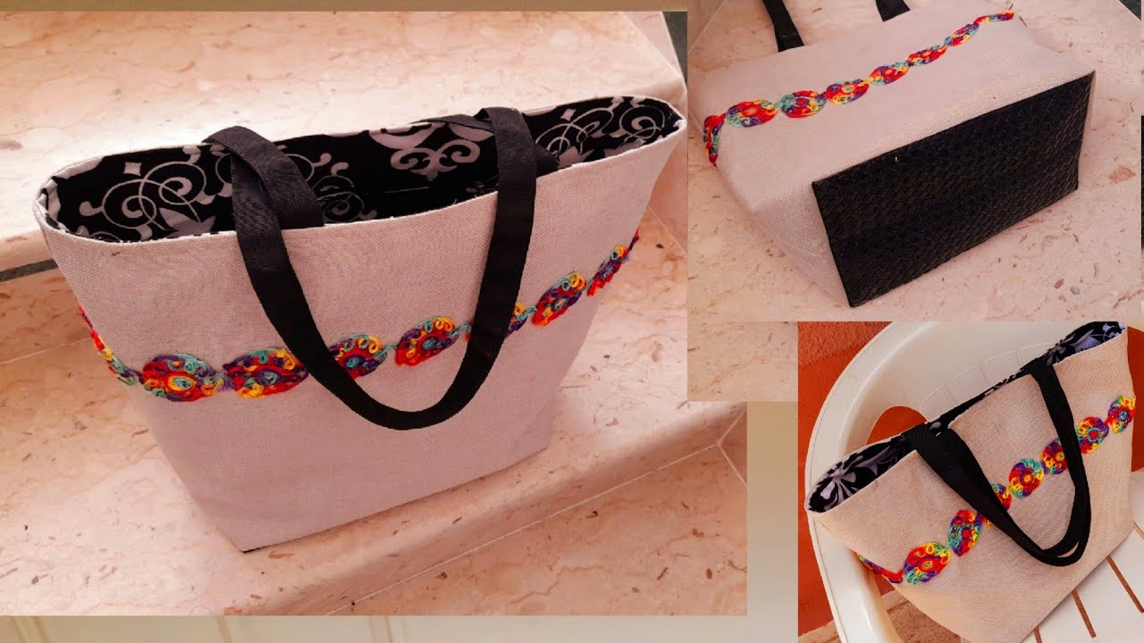 خياطة حقيبة البحر ولا صاك التسوق❤Sewing a bag or a sea sack