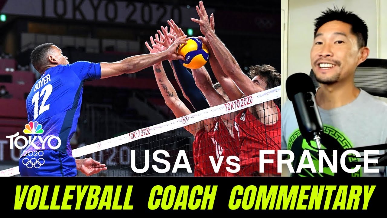 Volleyball Coach Commentary - USA vs France (Men's Prelim Pool B) | Tokyo 2020 Olympics