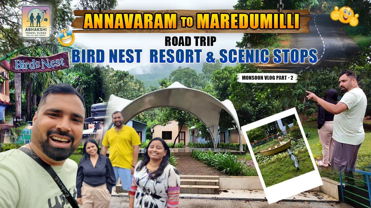 Maredumilli Road Trip 🛣️ | Bird Nest Resort & Scenic  Stops 🌲🌿
