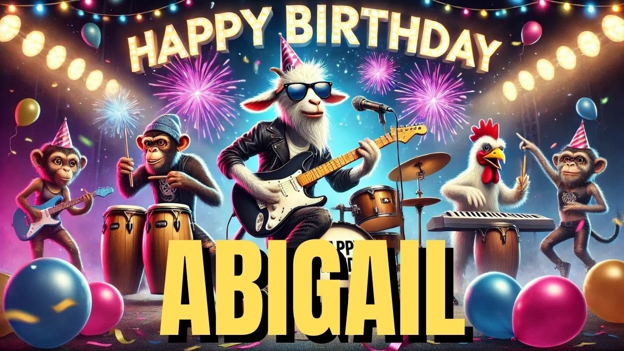Happy Birthday Abigail