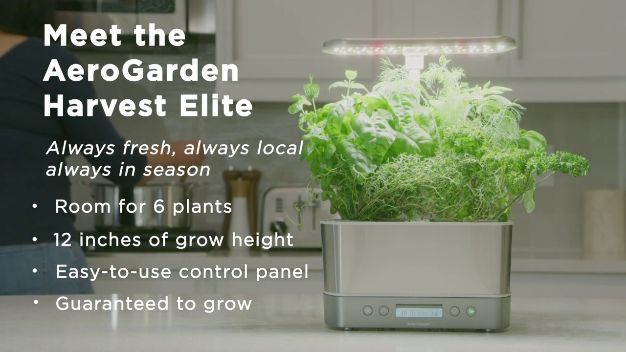 AeroGarden Harvest Elite Product Video
