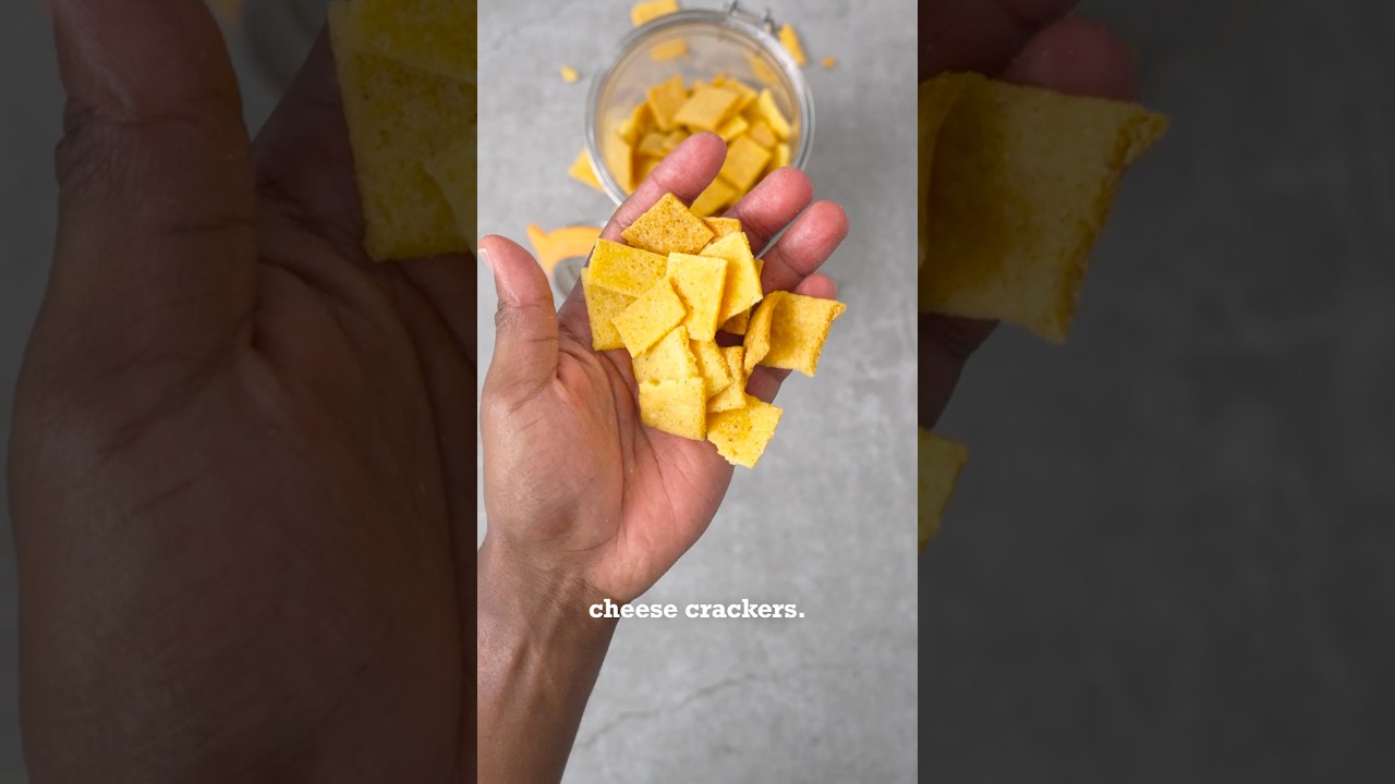 Turn leftover rice into gluten-free cheese crackers! Don't buy Cheez-Its - make them! See below.