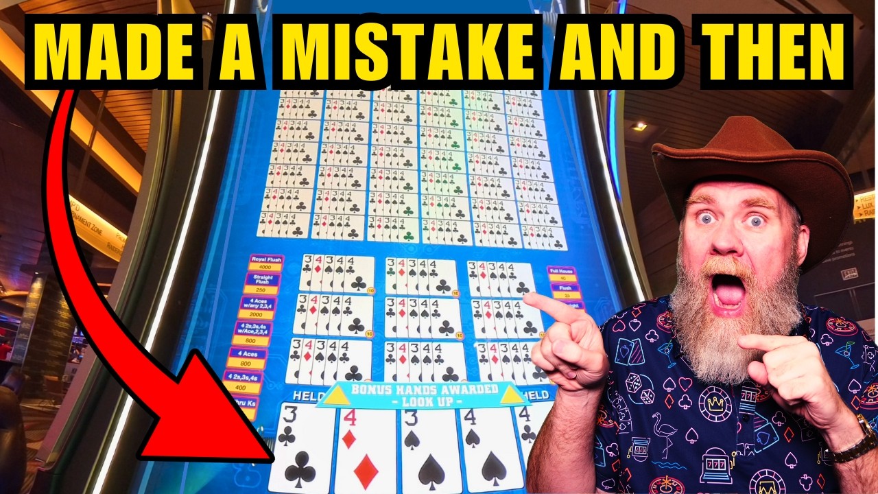 WINNING My First Time Playing Powerhouse Plus Video Poker! - $25 a Spin