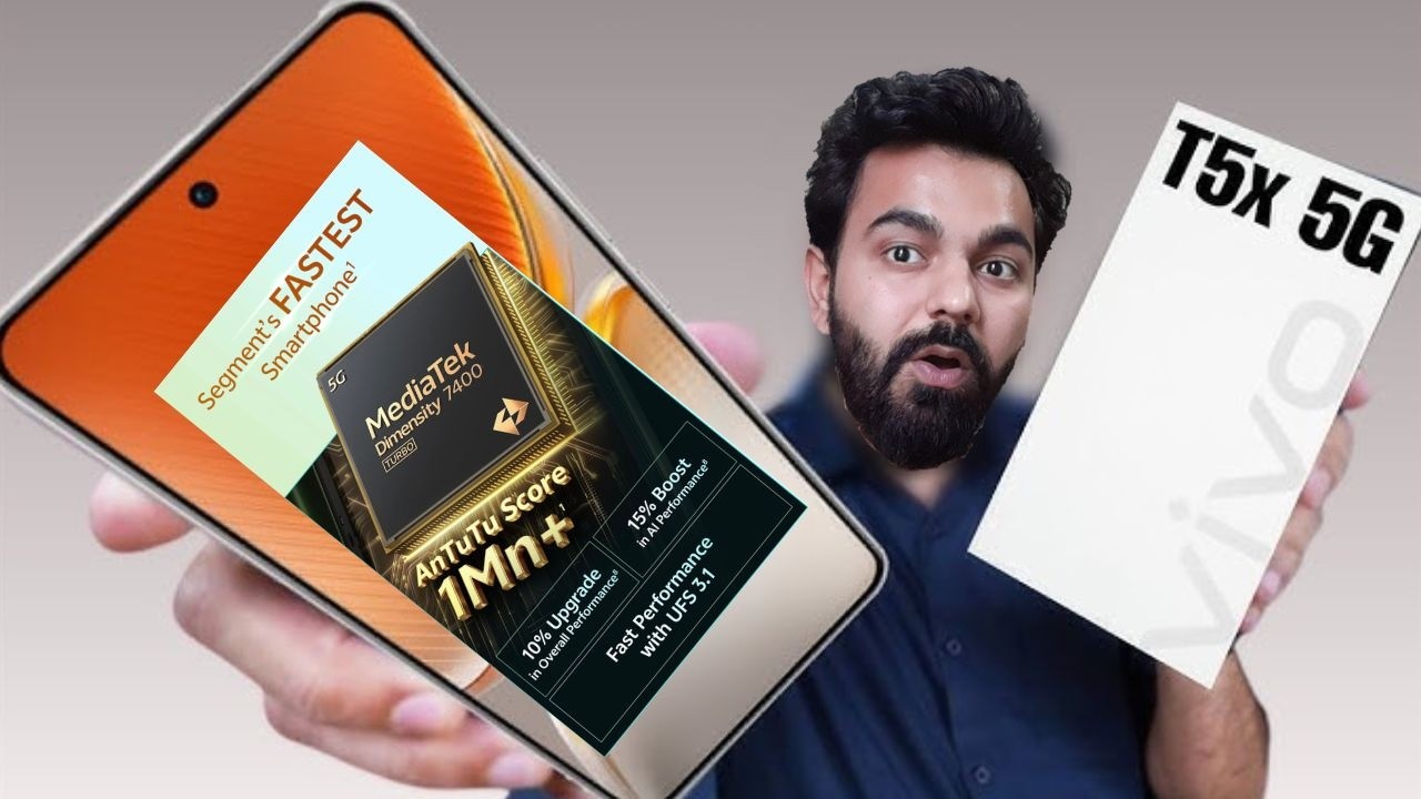 Vivo T5x 5G to launch in India on March 17th; 7,200mAh battery, Dimensity 7400 Turbo SoC confirmed