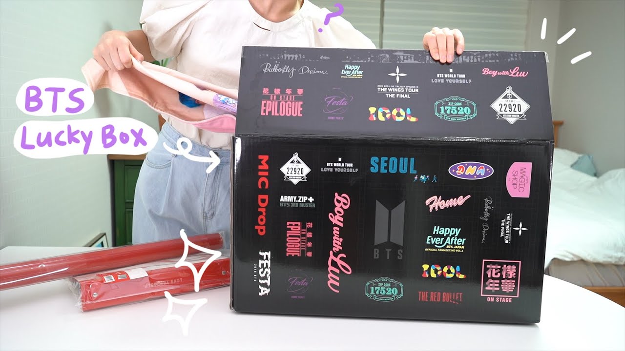 Распаковка BTS Lucky Box и мой честный отзыв об этом!