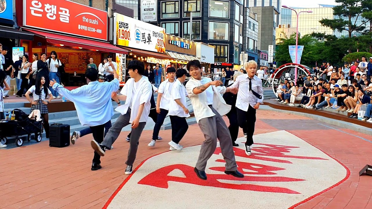 [STREET ARTIST] HAF. INTERACTIVE HONGDAE BUSKING. 240608.