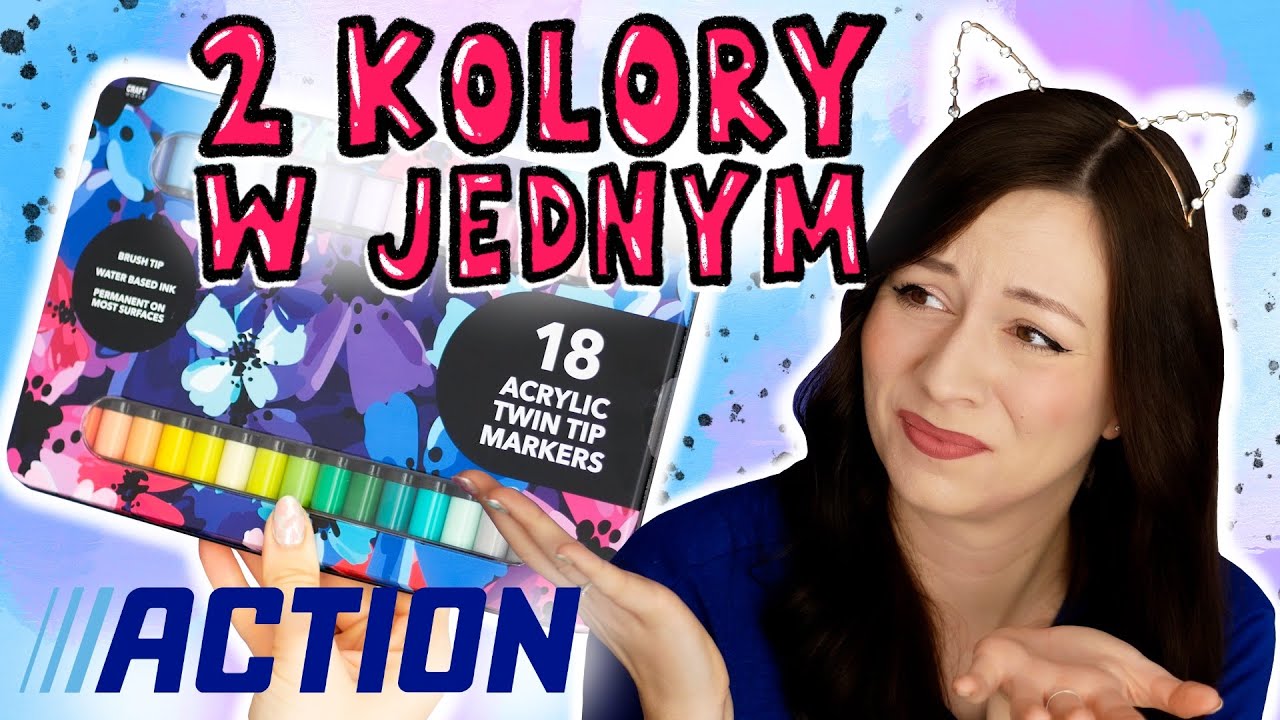 NAJLEPSZE MARKERY AKRYLOWE w ACTION?! Ale jakie dziwne 🤯