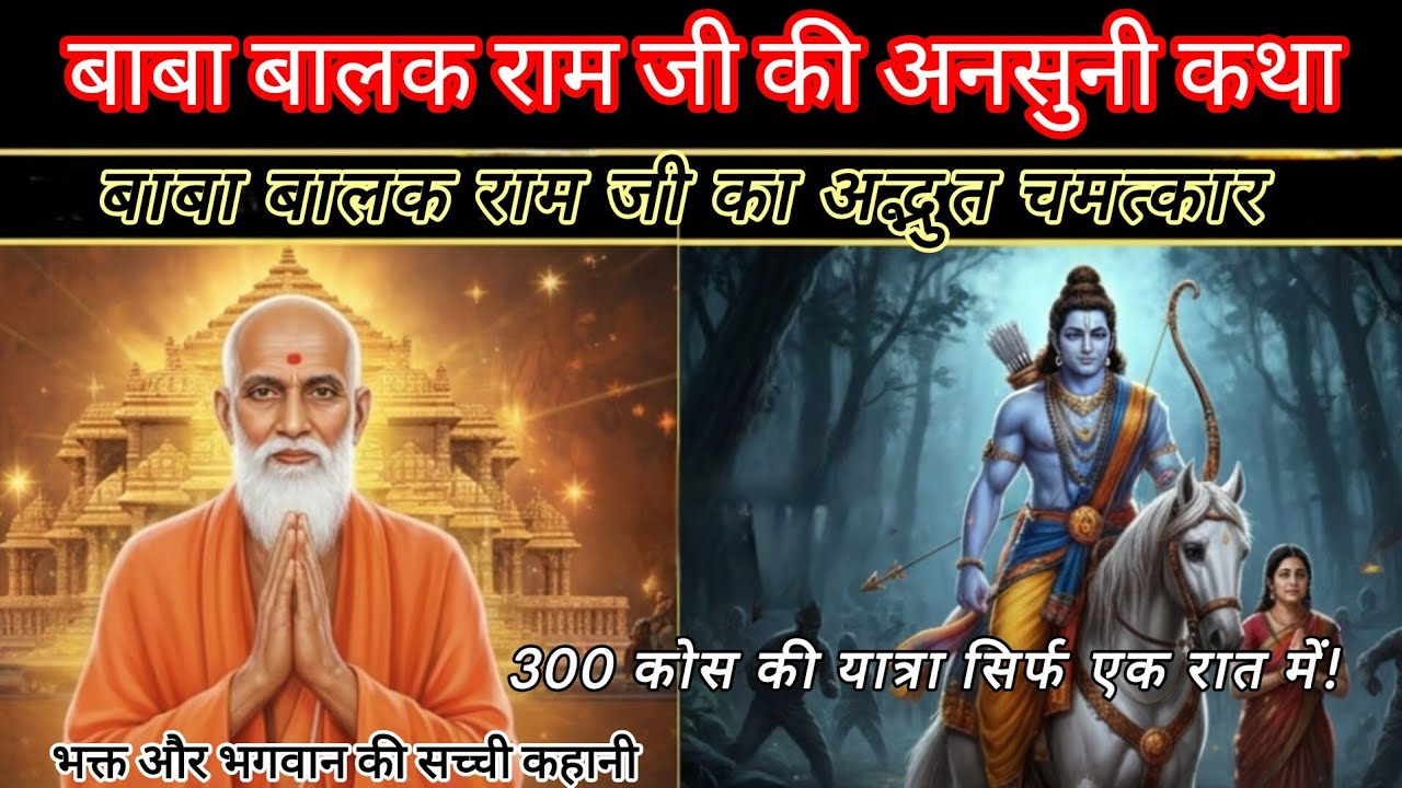 साक्षात श्री राम ने बचाई भक्त की लाज | बाबा बालक राम जी और अयोध्या का चमत्कार | पौराणिक कथा |#bhakti
