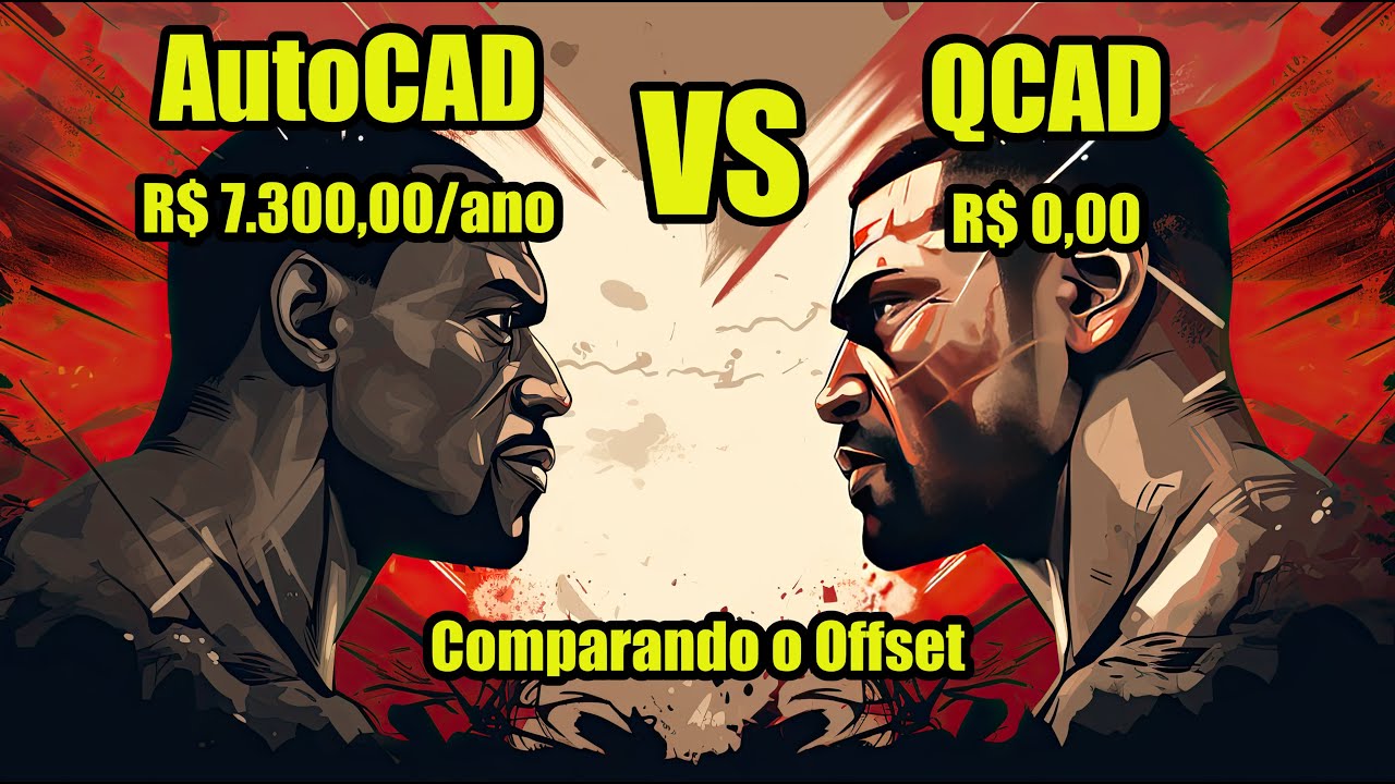 AutoCAD vs QCAD: Comparando o comando Offset