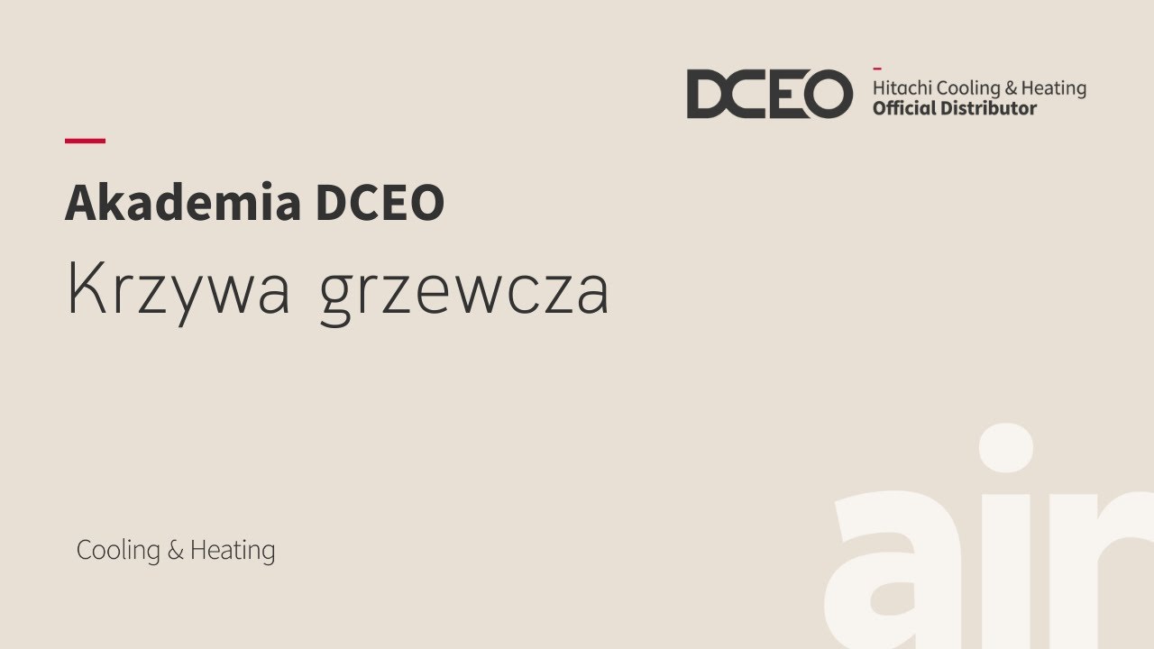 Jak ustawić krzywą grzewczą w pompie ciepła Hitachi Yutaki