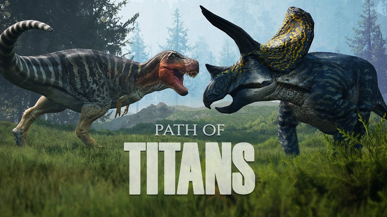 Dinossaurando com Mandis :3 #PathOfTitans