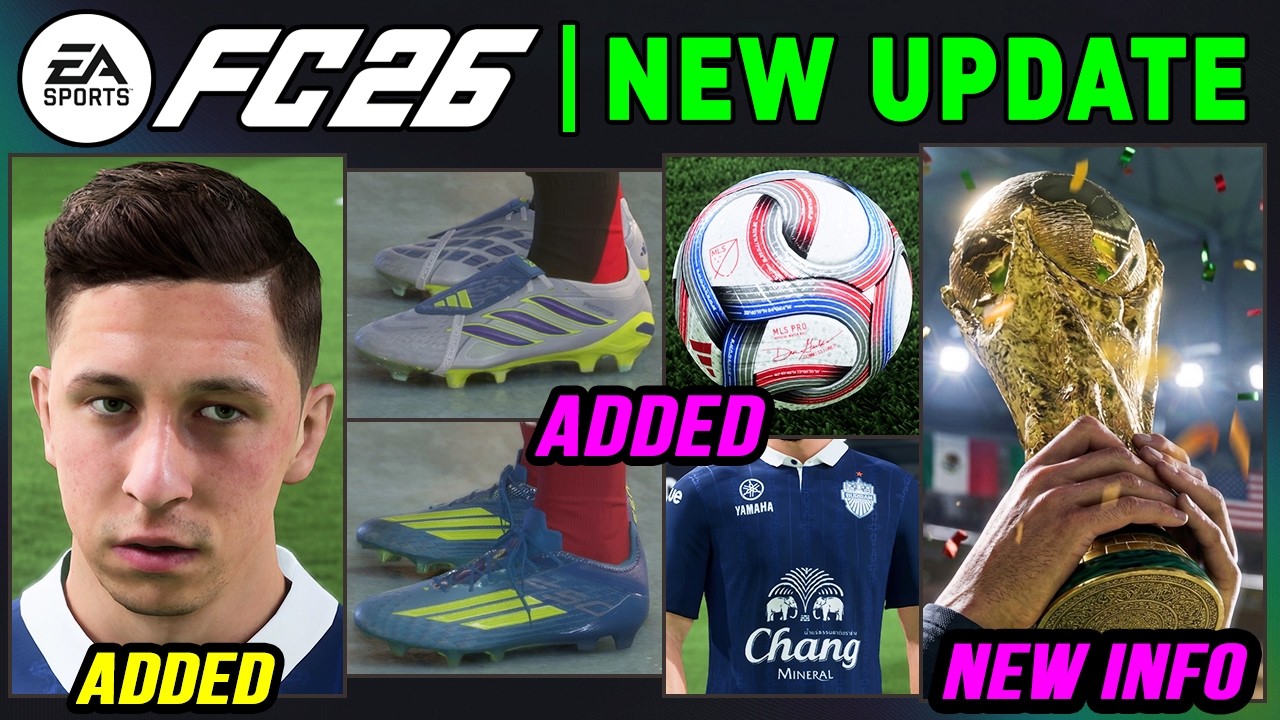 EA FC 26 NEWS | NEW UPDATE - Additions, Real Faces & BIG LEAKS ✅