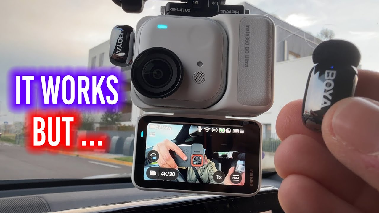BOYA mini 2 и insta360 Go Ultra — работают, но...