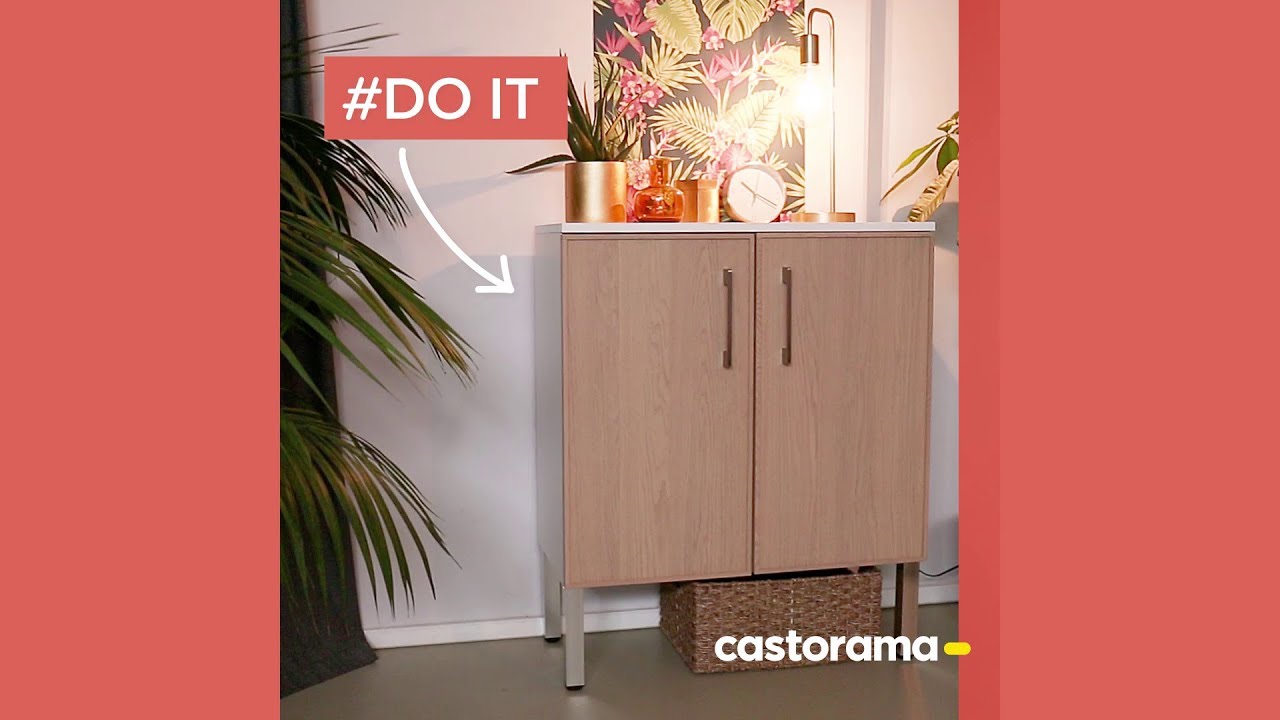 DIY : fabriquer une console avec un meuble de cuisine - Castorama