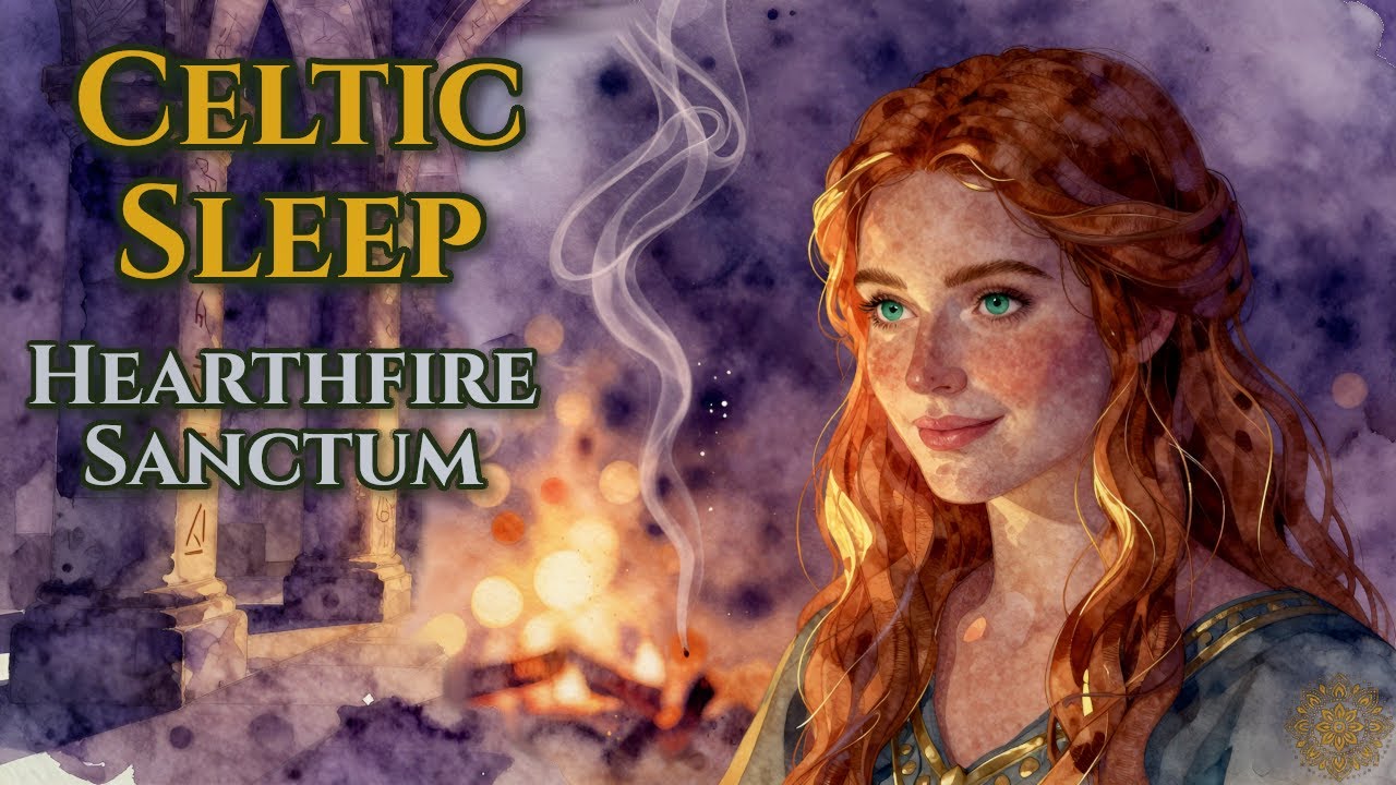 Celtic Sleep Music – Hearthfire at the Stone Sanctum (Full Album) | Meditation