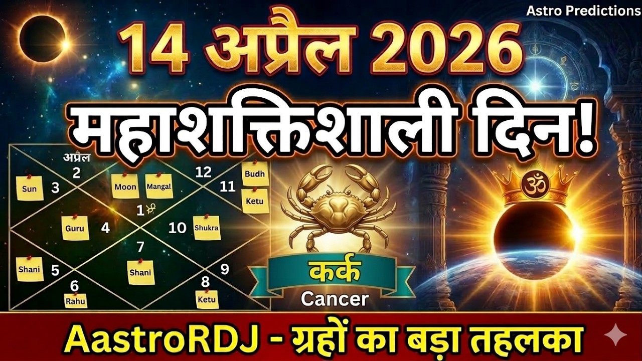 कर्क राशि 14 मार्च 2026: आज का दिन है वरदान, बस ये एक उपाय कर लें! 🙏