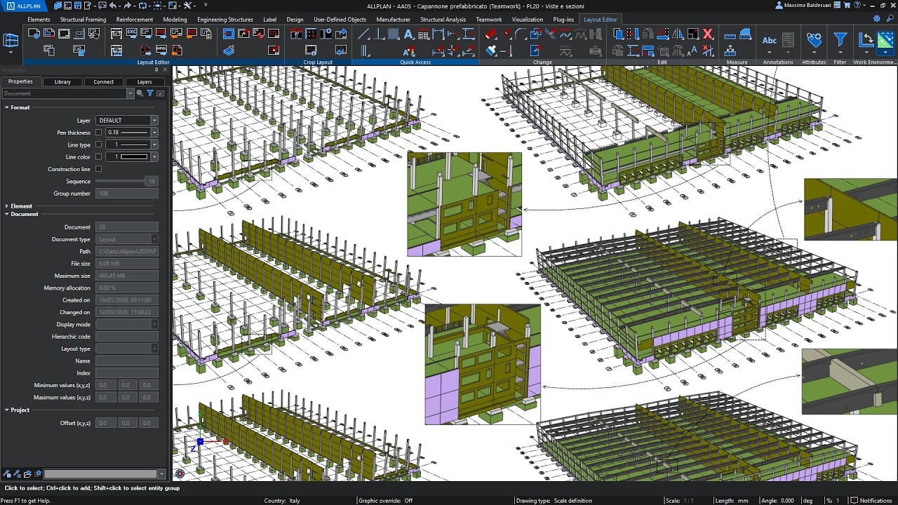 ALLPLAN Advanced Sections