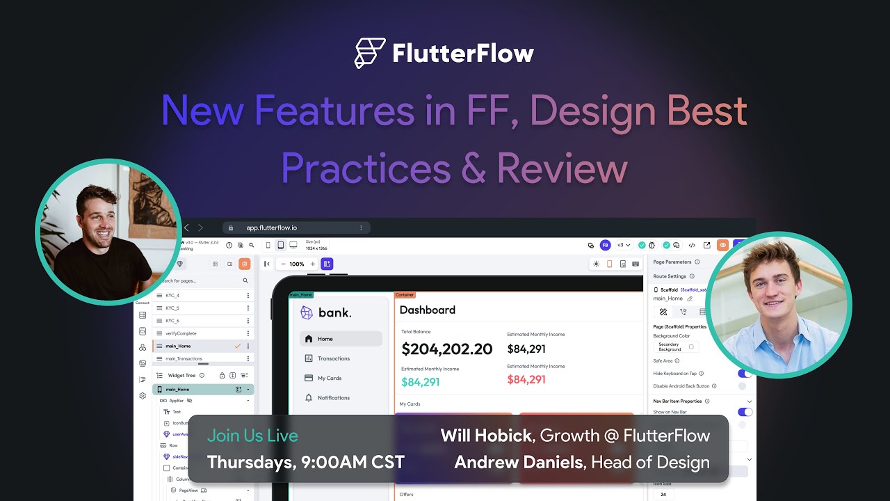FlutterFlow New Features, Custom Buttons & Design Best Practices 🥳