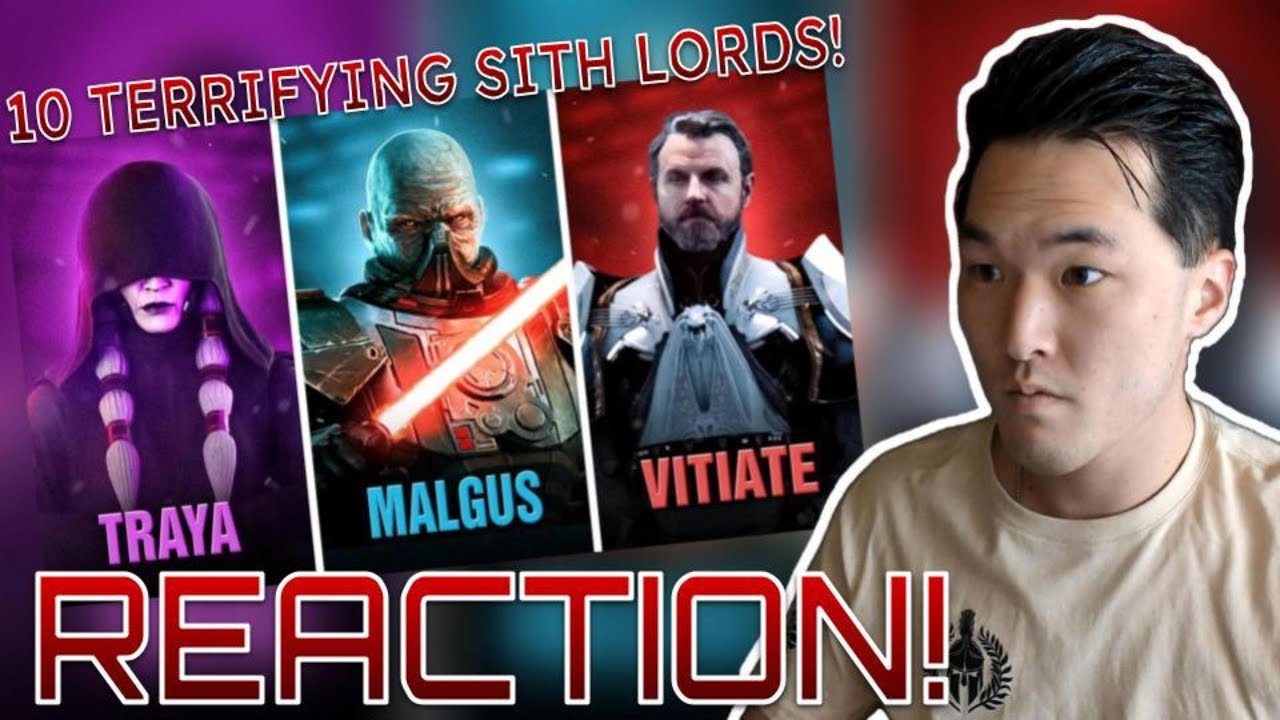 The 10 Most TERRIFYING Sith Lords in ALL of Star Wars! Reaction! | Red Five