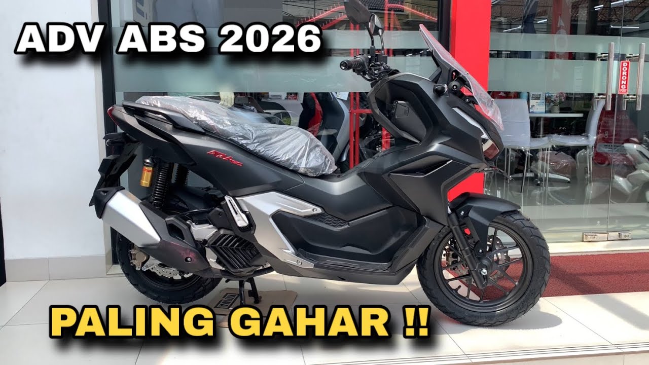 NGERI‼️NEW HONDA ADV 160 ABS MATTE BLACK 2026