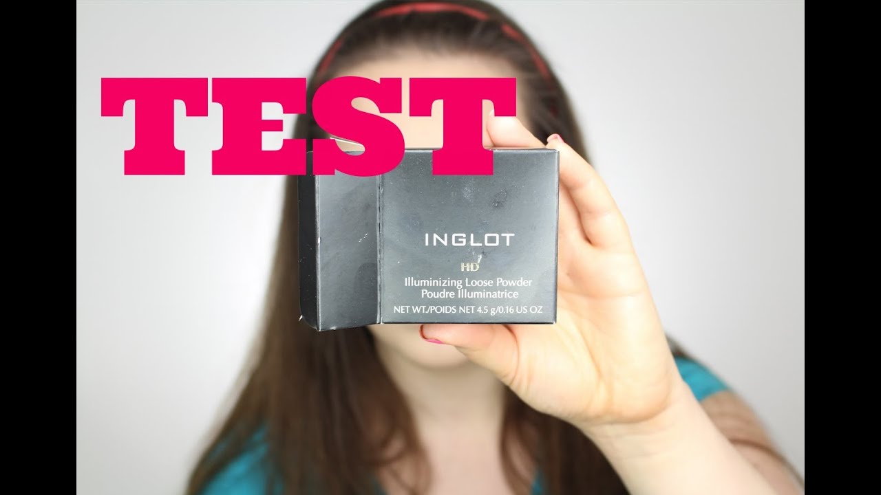 Pierwsze wrażenie + test na żywo - INGLOT HD Illuminizing Loose Powder nr 43 - recenzja