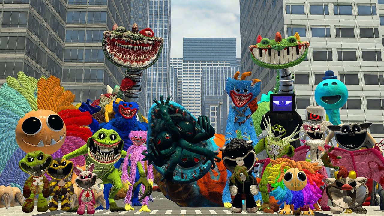 SURVIVING ALL POPPY PLAYTIME MONSTERS In Garry's Mod!