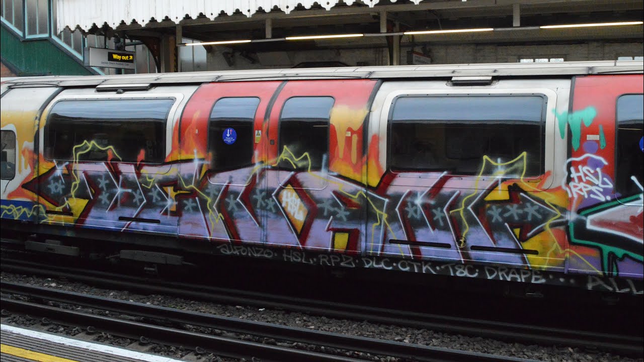 London train graffiti 2023-2024