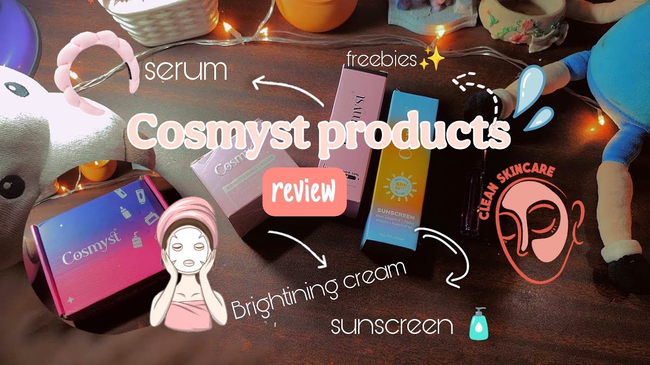 Cosmyst brand review|not sponsored🚫|Glowup with Aymen #skincare #trending 