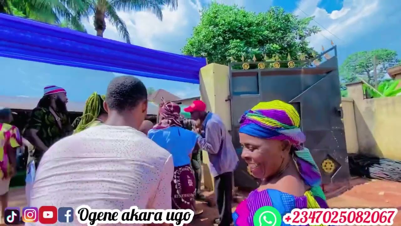 The arrival of Emeka America in his father Buria at nimo anambra state