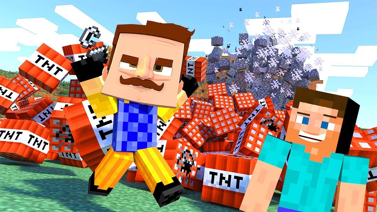 HELLO NEIGHBOR WILSON KÖYÜMÜZE GELDİ - Minecraft