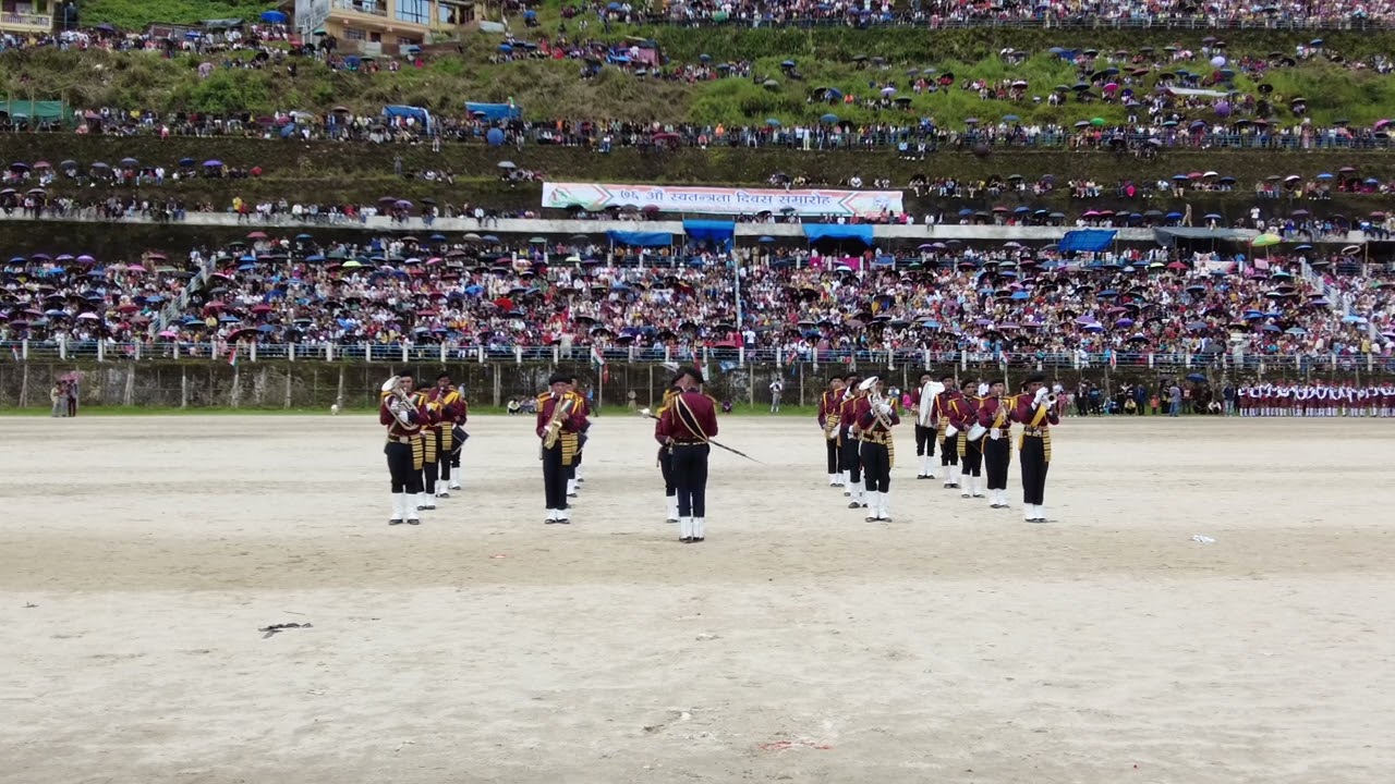 76th Independence Day | Ghoom Boys High School Band Performance | Darjeeling
