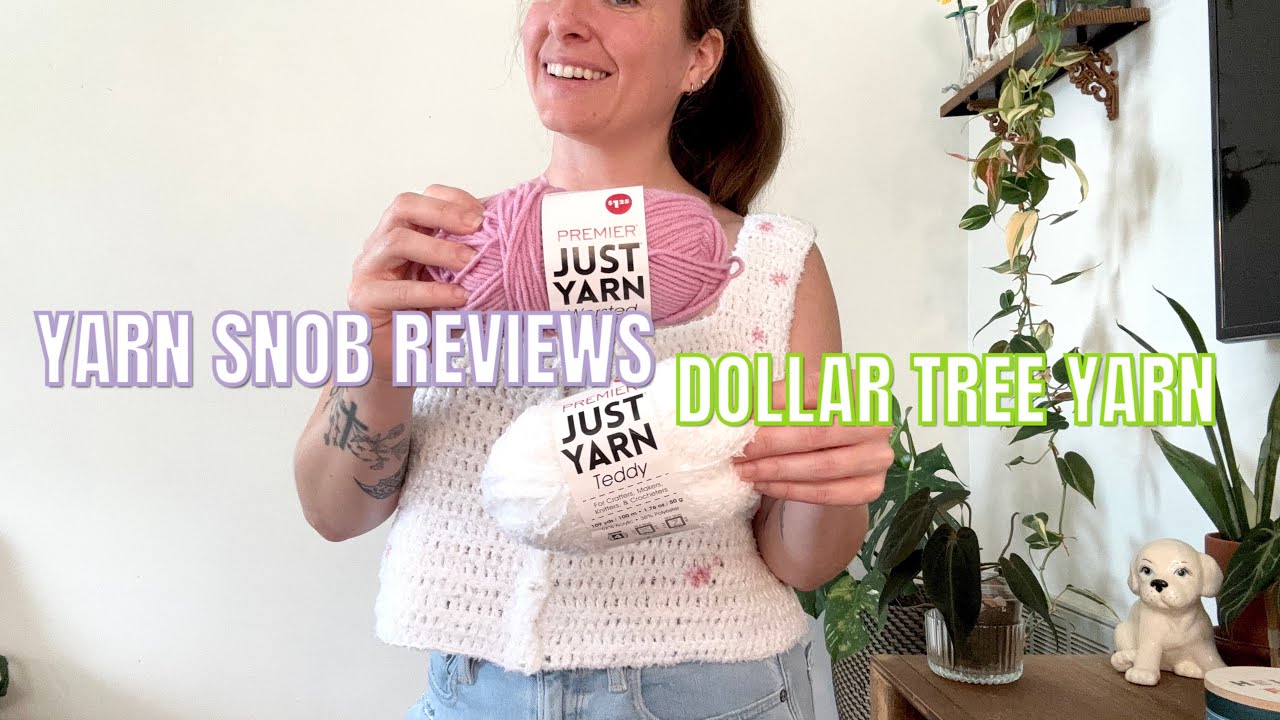 Yarn SNOB Reviews AFFORDABLE Yarn: DOLLAR TREE PREMIER YARN