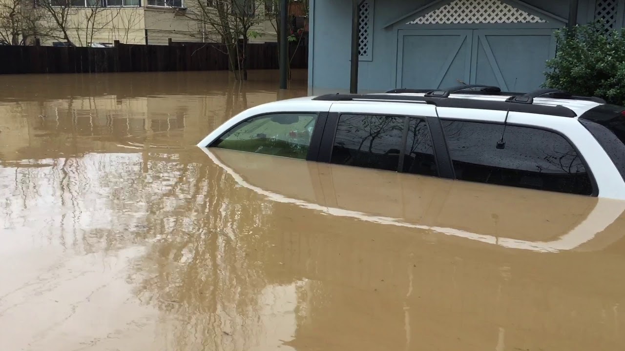 Scenes from Russian River  flooding in Guerneville  Wednesday February 27