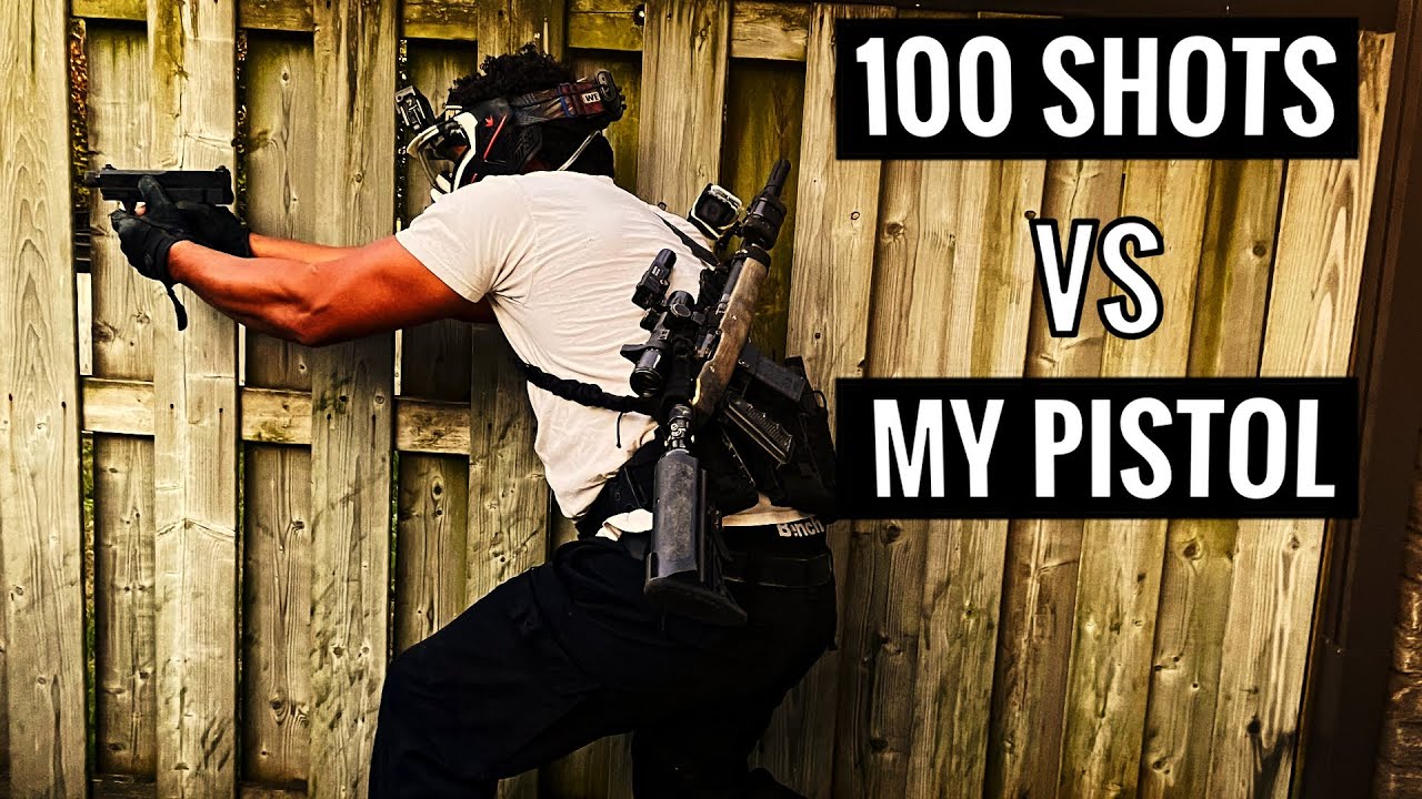 100 SHOTS vs MY PISTOL???              --------- Barrie Paintball ------ magfed paintball