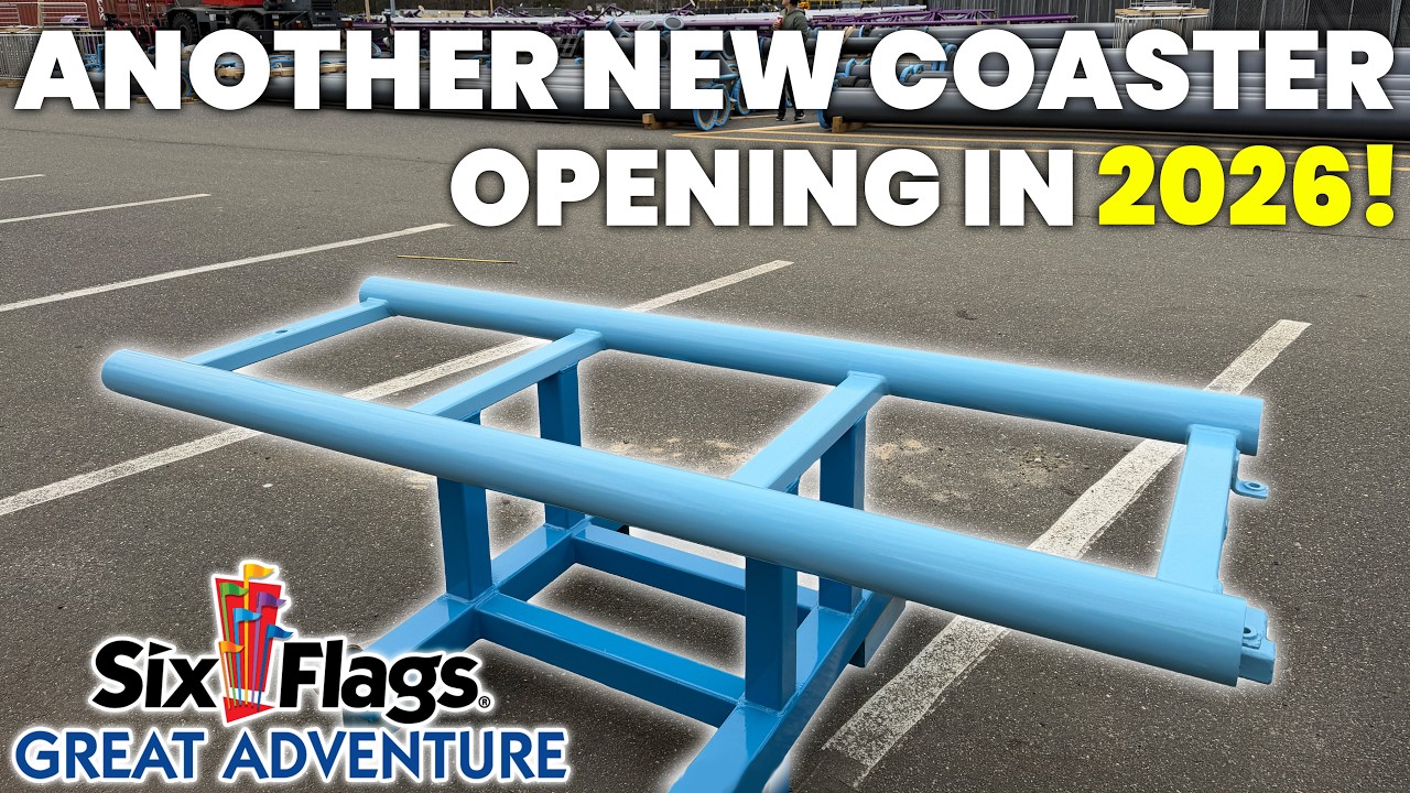 Ещё одни новые американские горки в парке Six Flags Great Adventure! | Обновление от 19.03.2026
