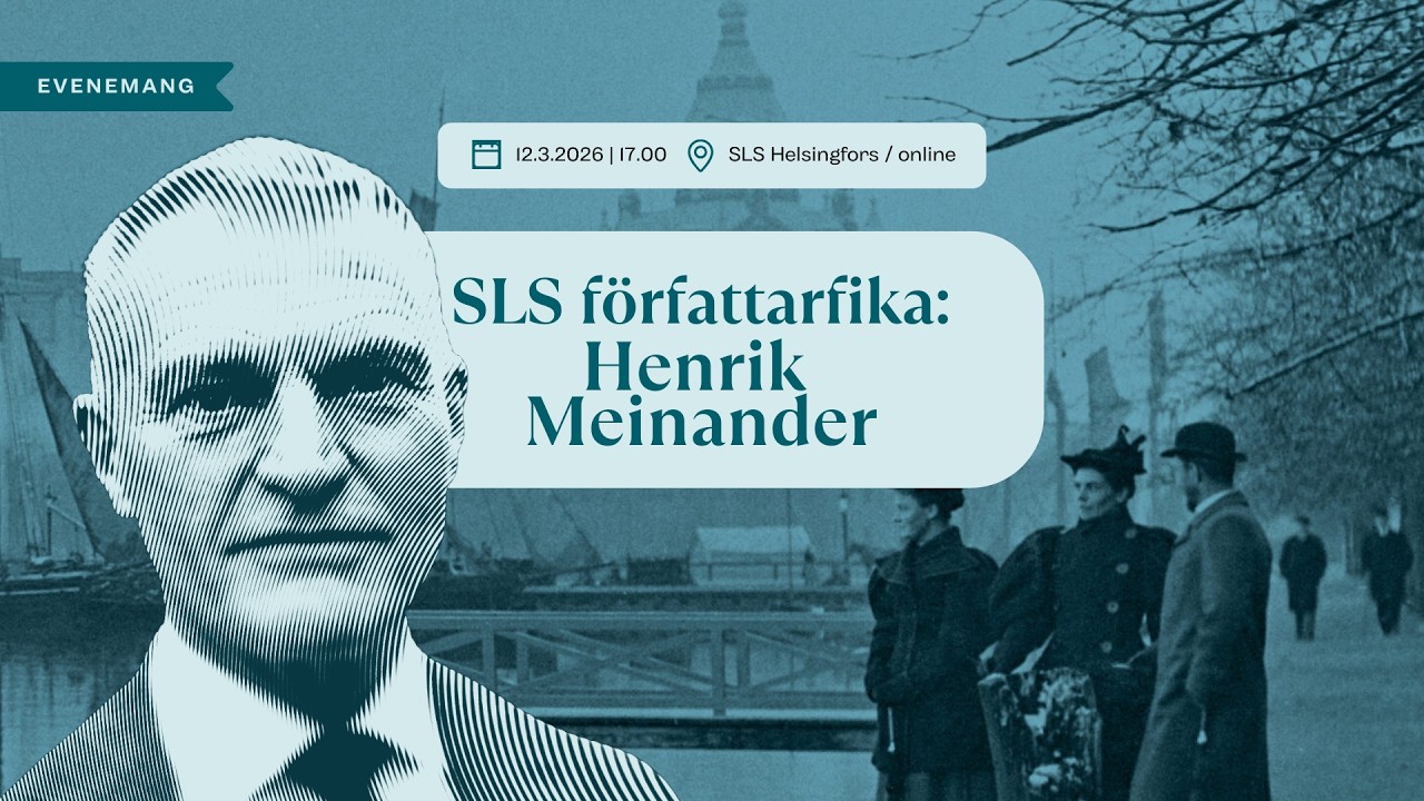 SLS författarfika: Henrik Meinander