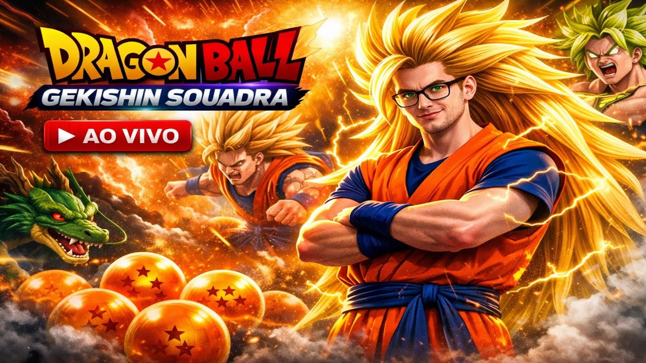 AO VIVO EM DRAGON BALL GEKISHIN SQUADRA 😱🔥 | LUTAS ÉPICAS NO MODO SQUAD