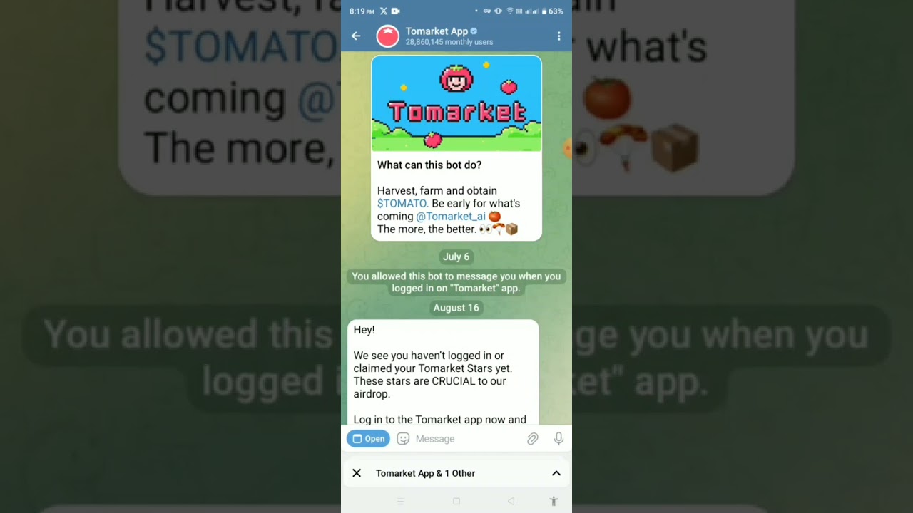 tomarket Airdop update cheating problem solved