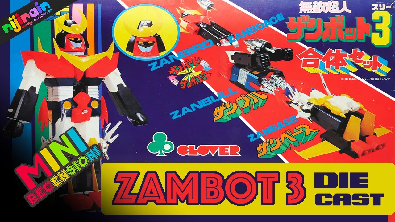 ZAMBOT 3 die-cast - Minirecensioni Giocattoli anni 70/80/90 by Nijirain
