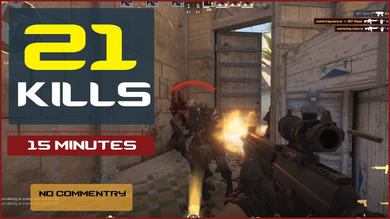 CS2 Frenzy: 21 Kills in 15 Minutes of Epic Action
