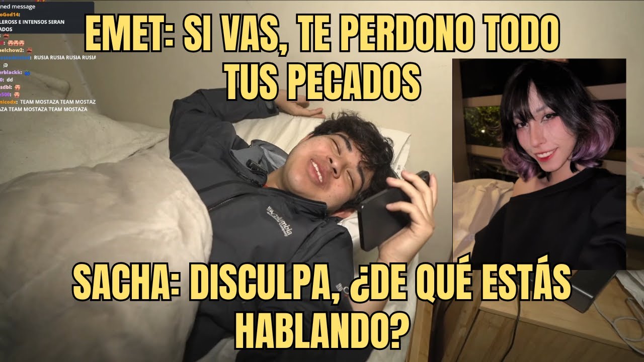 SACHA LLAMA A EMETSUKI Y ELLA QUIERE QUE LA ACOMPAÑE AL AEROPUERTO