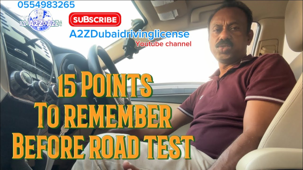 Ee Video കണ്ടാൽ ഡ്രൈവിംഗ് license ഉറപ്പ് |15 TIPS TO PASS A DUBAI DRIVING TEST #dubaidrivinglicense
