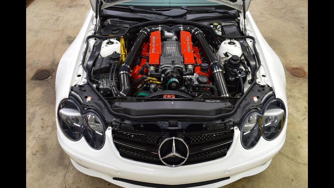 Highly customized Mercedes Benz SL55 AMG with 700 horsepower! Exhaust sounds and full tour.