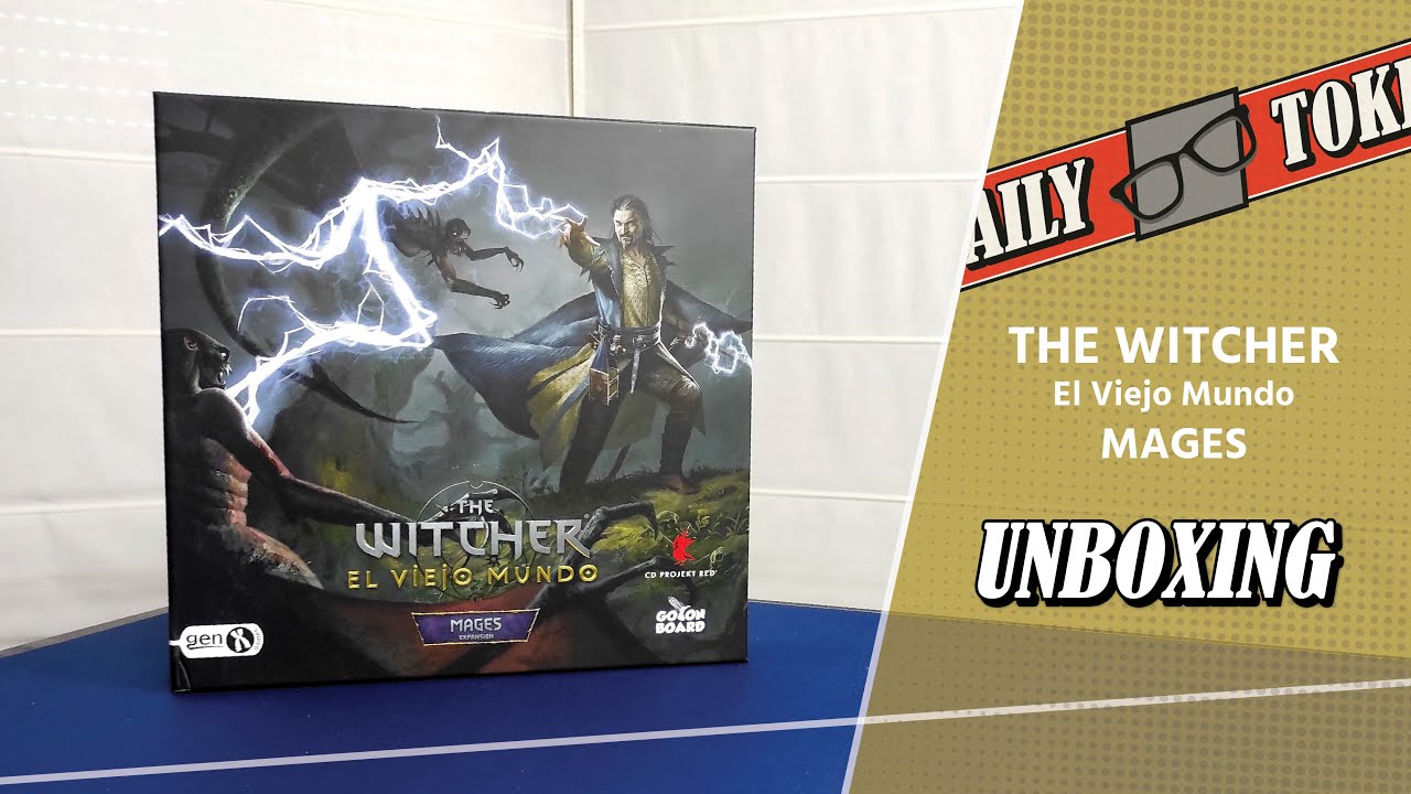 THE WITCHER: El viejo mundo / MAGOS (expansión) - Unboxing