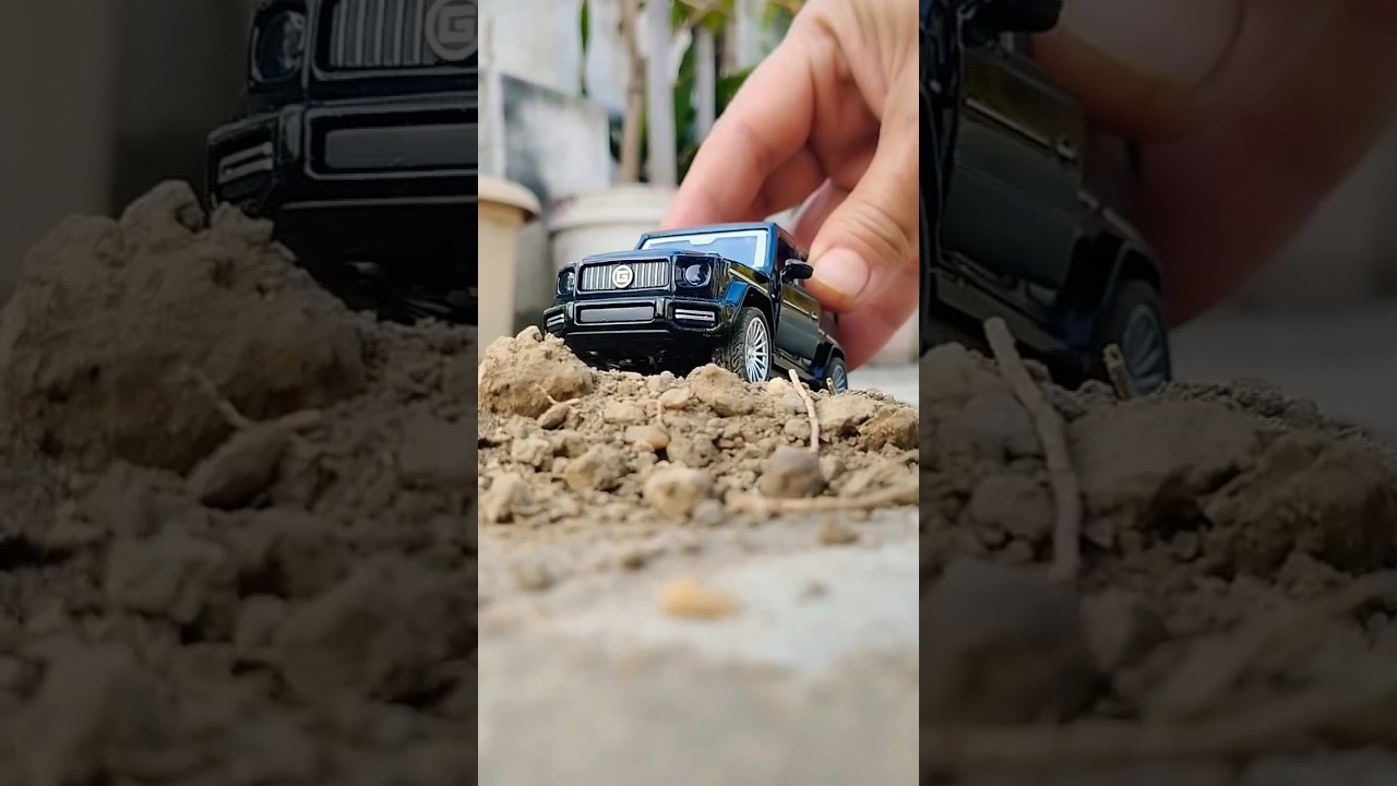 Offroad Test by Diecast Miniature SUVs Mercedes Benz G-WAGON Jeep Wrangler 4x4 power #scalemodel