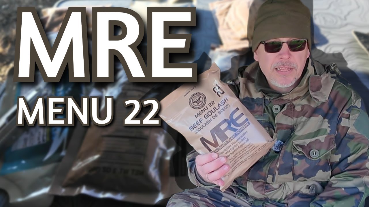 🍽️ MRE kaja csomag teszt tábori körülmények között! #MRE #TáboriKoszt