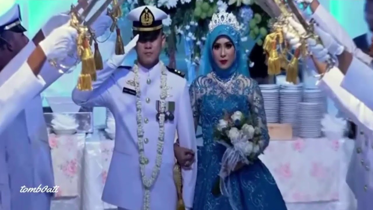 sholawat YAHABIBAL QOLBI - pernikahan TNI yang bikin Baper